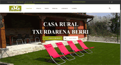Desktop Screenshot of casaruraltxurdarenaberrinavarra.com
